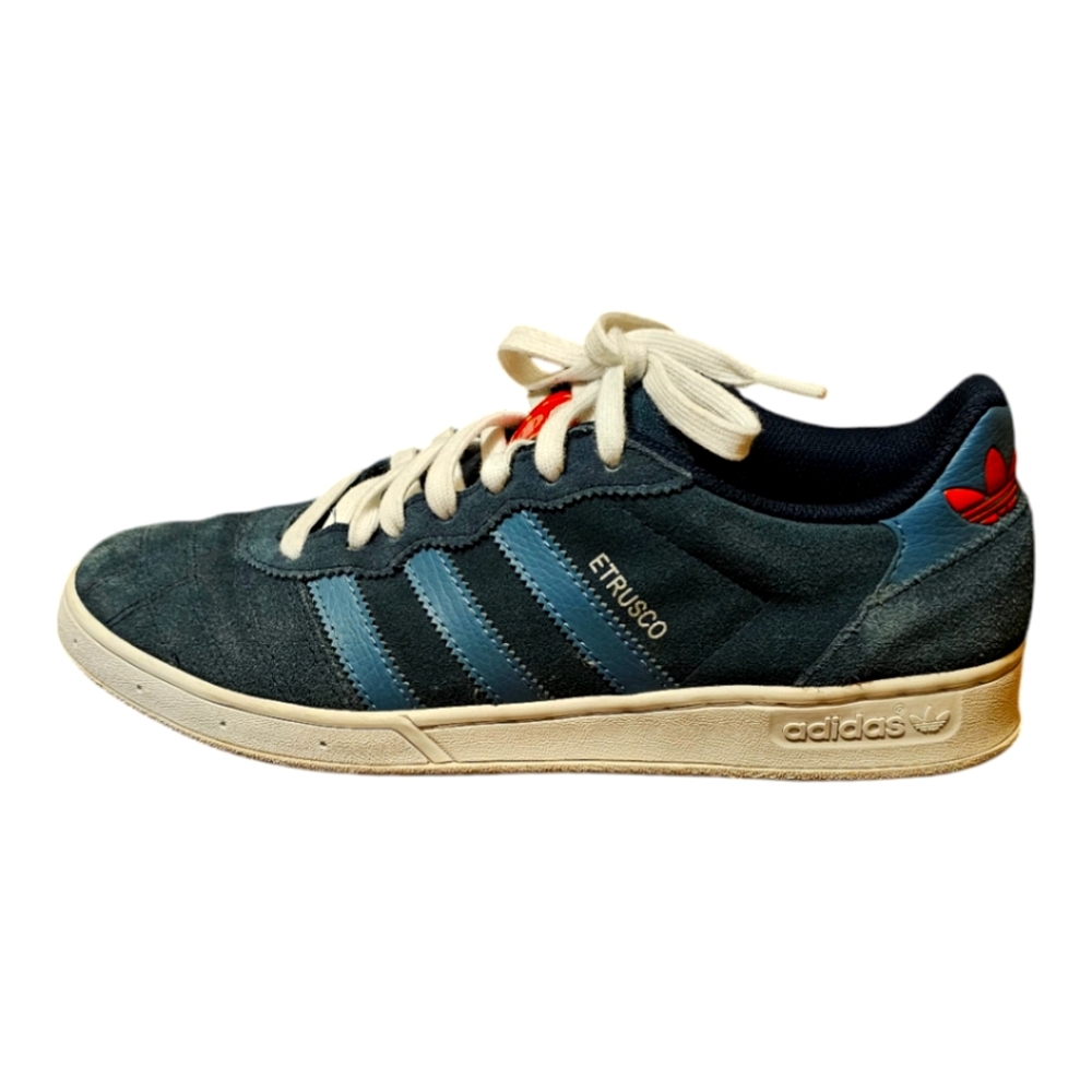Trendy Adidas Etruscan Blue Suede Shoes Men's Size 9